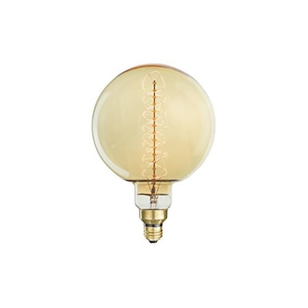 Happylight NOS60-Globe Antique Incandcent Grand Nostalgic 60W; 2200K E26 Base HA194176